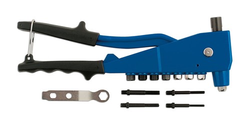 Pince riveter à - a, de
